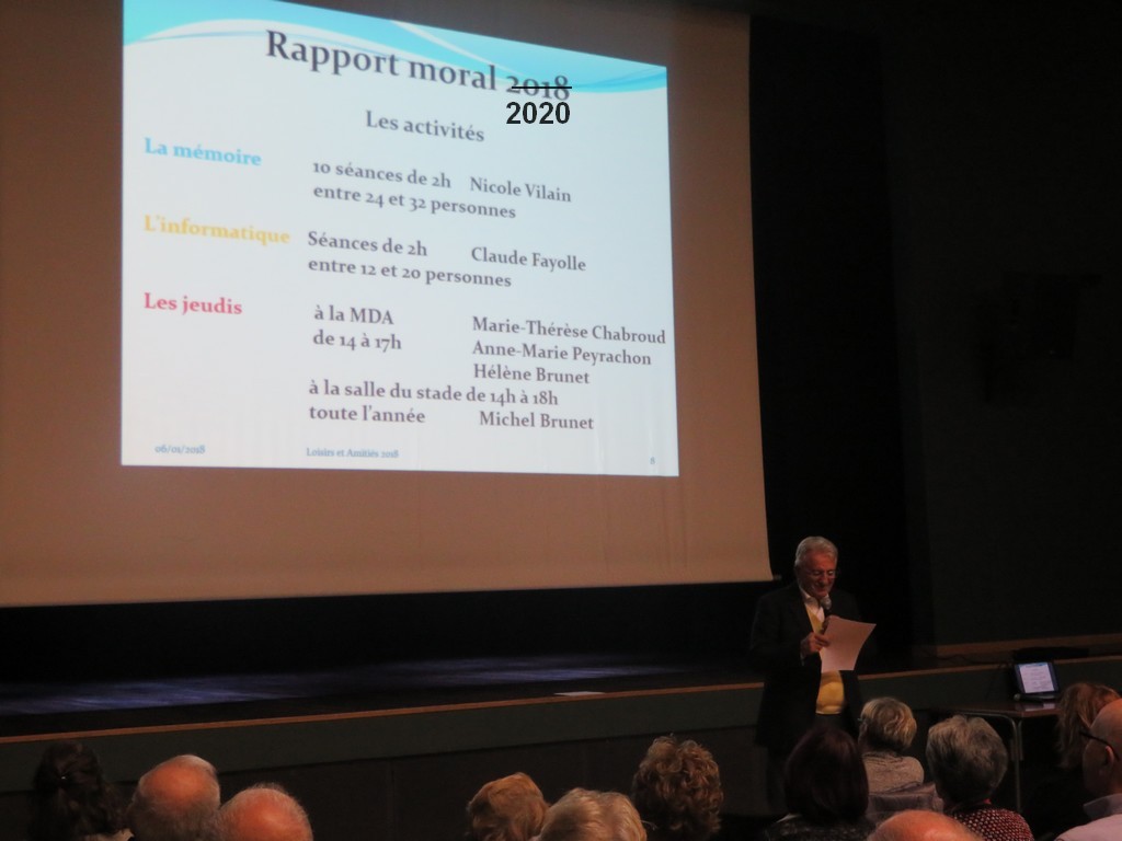 Photos de l'AG